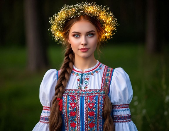 Танцевальный коллектив в русском стиле Шоу в современном русском стиле Веночек